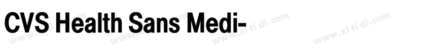 CVS Health Sans Medi字体转换